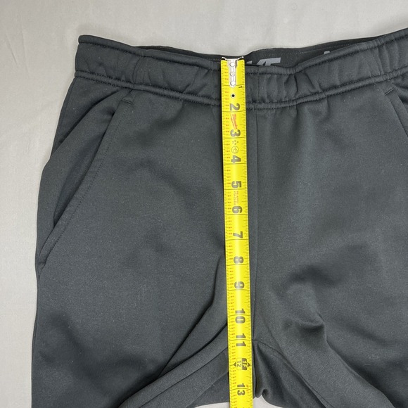 Nike Mens Big Swoosh Training Sweatpants Fleece Taper Jogger Pants Black Medium - Picture 16 of 16
